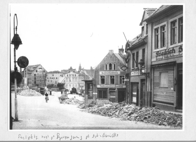 Zerstörungen Saalplatz 3