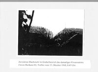 Zerstörter Dachstuhl Rathaus II